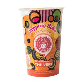 O's Bubble Popping Boba Litschi & Mango (480 ml)