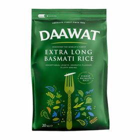 Daawat Green Basmati Extra Long Reis (20 kg)