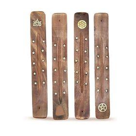 Holz-Räucherstäbchenhalter