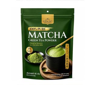 Ranong Tea 100 % reines Matcha-Pulver (80 g)
