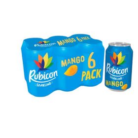 Rubicon Sparkling Mango (6 x 330 ml)