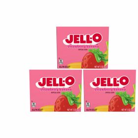 Jell-O Erdbeere/Banane 3X (3 oz/85 g)