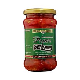 Lekker-Bekkie Eingelegte Chili / Pfeffer Essiggurken (290 ml)