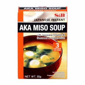 S&amp;B; Instant-Aka-Miso-Suppe (30 g)