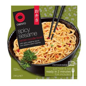 Obento Spicy Sesame Ramen Noodle Bowl (240 g)