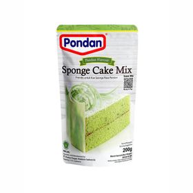 Pondan Sponge Cakemix Pandan (200 g)