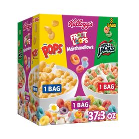 Kellogg&#x27;s Froot Loops Cereal Variety Pack (37 oz/1 kg)