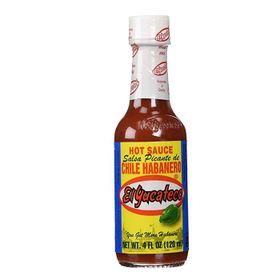 El Yucateco Chile Habanero Red Hot Sauce (4 oz/120 ml)