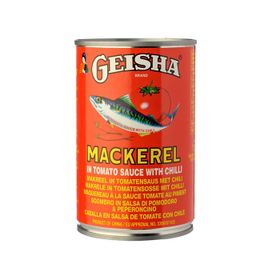 Geisha Makrele in Tomatensauce mit Chili (425 g)