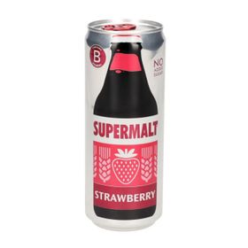 Supermalt Strawberry (Sleek Cans) (330 ml)