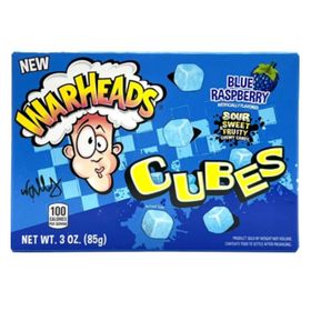 Warheads Blue Raspberry Cubes Theaterbox (85 g)