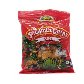 Tropical Gourmet Kochbananen-Chips, scharf (85 g)