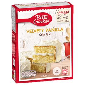 Betty Crocker Velvety Vanilla Cake Mix (15 oz/425 g)