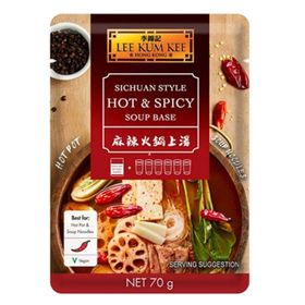 Lee Kum Kee Sichuan Style Hot &amp; Spicy Suppenbasis (70 g)