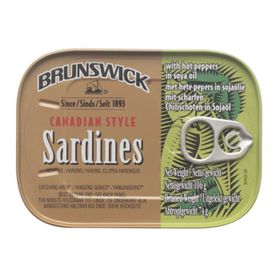 Brunswick Sardinen mit scharfen Peperoni (106 g)