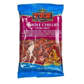 TRS Chillies Whole Extra Hot/Chilischoten Ganz Extra Scharf  (50 g)