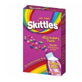 Skittles Zero Sugar Wild Berry Punch Getränkemischung (15,5 g)