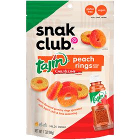 Tajin Snak Club Pfirsichringe (71 g)
