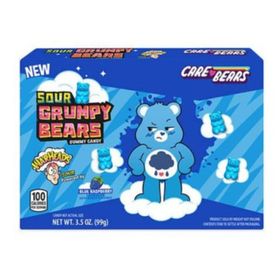 Warheads Sour Grumpy Bears Blaue Himbeere (99 g)