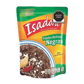 Isadora Refrited Black Beans Beutel (15 oz/430 g)