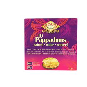 Patak's Pappadums Natur 15 cm (100 g)