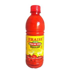 Lob für afrikanisches rotes Palmöl (500 ml)