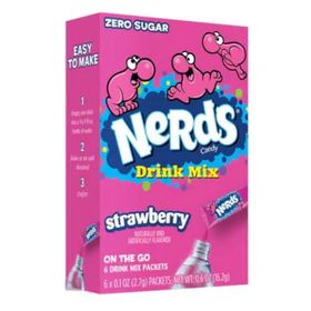 Nerds Candy Drink Mix Erdbeere (6 x 2,7 g)