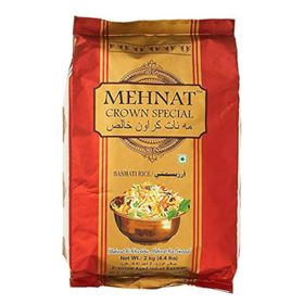 Mehnat Crown Basmati-Reis (2 kg)