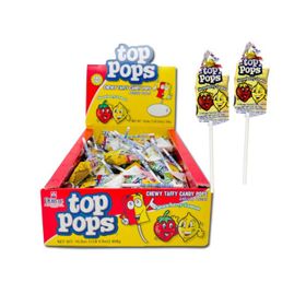 Top Pops Kaubonbons Taffy Pops Erdbeer-Zitrone (7 g)