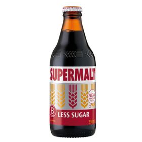 Supermalt – Malzgetränk mit weniger Zucker in Glasflaschen (330 ml)