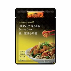 Lee Kee Kum Honig-Soja-Pfannengerichte-Sauce (70 g)