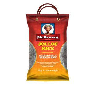 McBrown Golden Sella Basmati-Jollof-Reis (5 kg)