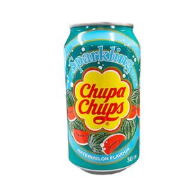 Chupa Chups Sprudelwasser mit Wassermelonen-Geschmack (345 ml)