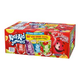 Kool Aid Jammers Juice Drink, verschiedene Sorten (40 Stück)