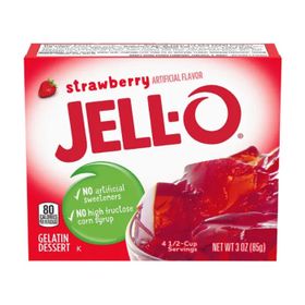 Jell-O Erdbeere (3 oz/85 g)
