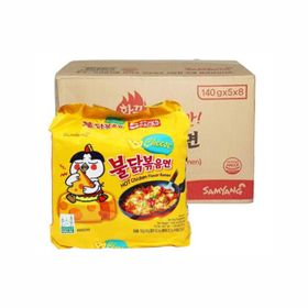Inst. Nudeln Samyang Cheese Hot Chicken Flavour Ramen 8 x (5 x 140 g)