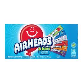 Airheads 6 Riegel verschiedene Geschmacksrichtungen (3,3 oz/93,6 g)