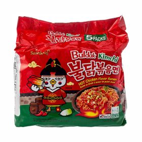 Samyang Instant-Nudeln Hot Chicken Kimchi (5 x 135 g)