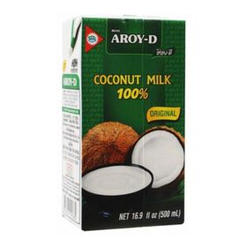 Aroy-D Kokosmilch UHT 19 % Fett (500 ml)