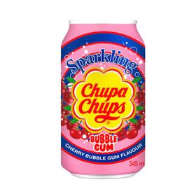 Chupa Chups Sparkling Cherry Bubble Gum (345 ml)