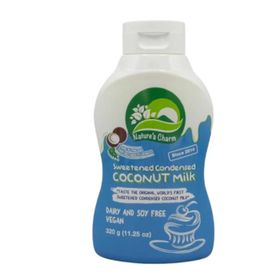 Nature's Charm – Gesüßte Kondensierte Kokosmilch in der Flasche (320 g)