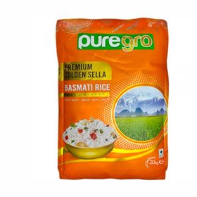 Puregro Golden Sella Basmati Reis (20 kg)