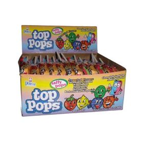 Top Pops Chewy Candy Taffy Pops verschiedene Geschmacksrichtungen (7 g)