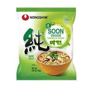 Nongshim Instant-Nudelsuppe „Soon Veggie Ramyun“ (112 g)