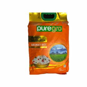 Puregro Golden Sella Basmati Reis (5 kg)