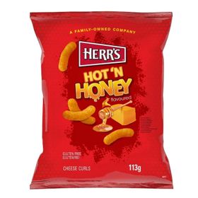 Herr&#x27;s Hot &#x27;N Honey Cheese Curls (113 g)