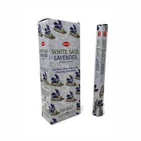Hem White Sage Lavender Hexa 6 x (10 Sticks)
