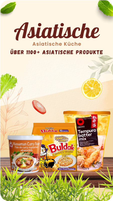 Authentische asiatische Produkte