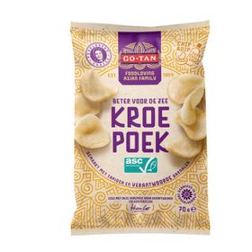 Go-Tan Kroepoek Natur (Garnelen-Cracker) (70 g)