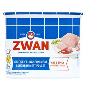 Zwan Chicken Luncheon Meat Hot &amp; Spicy (340 g)